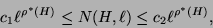 \begin{displaymath}c_1 \ell^{\rho^*(H)} \leq N(H, \ell) \leq c_2 \ell^{\rho^*(H)}, \end{displaymath}