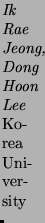 $\textstyle \parbox{\smboxwidth}{\textit{K.~Srinathan, C.~Pandu Rangan \emph{IIT Madras}}}$
