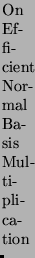 $\textstyle \parbox{\smboxwidth}{\textit{Jaroslaw Pastuszak \emph{Polish Academy...
...and}, Josef Pieprzyk, Jennifer Seberry \emph{Univ. of Wollongong , Australia}}}$