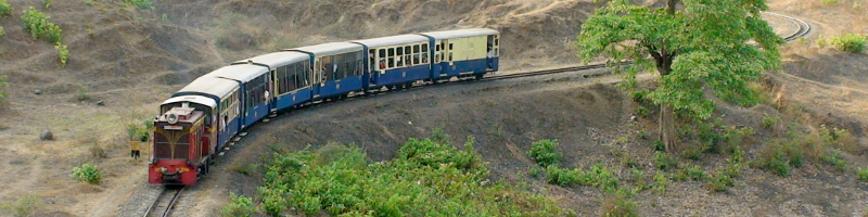 Toy train at hill-station, Matheran, Maharashtra